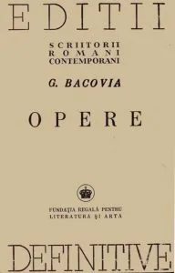 Opere de George Bacovia