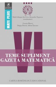 Teme supliment Gazeta Matematica Clasa 6