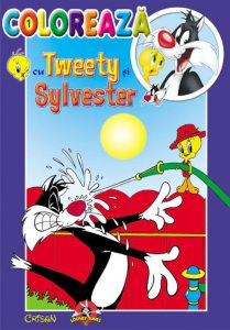 Coloreaza cu Tweety si Sylvester 1