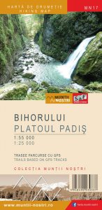 Harta de drumetie - Muntii Bihorului - Platoul Padis