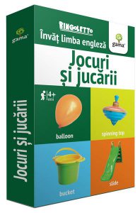 Jocuri și jucării. Învăț limba engleză. Bingoletto