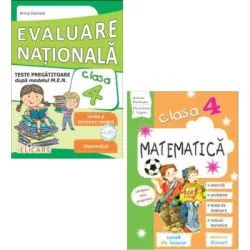 Pachet Evaluarea Nationala. Matematica si Limba romana clasa a 4-a de Arina Damian