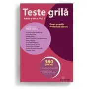 Teste grila. Editia a 8-a. Vol. 2. Drept penal • Procedura penala de Mihail Udroiu