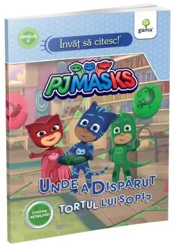 Unde a dispărut tortul lui Șopi? Învăț să citesc cu PJ Masks, Nivelul 0