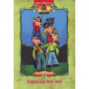 Capra cu Trei Iezi. Carte de Colorat