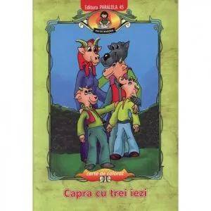 Capra cu Trei Iezi. Carte de Colorat de Ionel Nedelcu