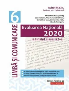 Evaluarea Nationala 2020 la finalul clasei a VI-a. Limba si comunicare de Mina-Maria Rusu