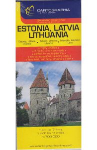 Harta Estonia, Latvia, Lithuania