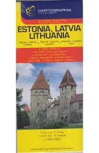 Harta Estonia, Latvia, Lithuania