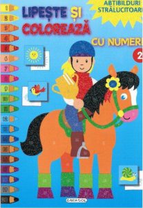 Lipeste si coloreaza cu numere 2