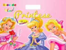Bloc de colorat. Prințese (cu abițibilduri)