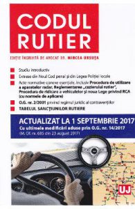 Codul rutier act. 1 septembrie 2017