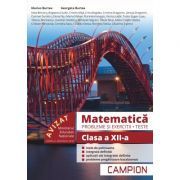 Matematica Probleme si exercitii, teste pentru clasa a 12-a