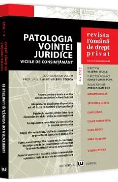Revista romana de drept privat Nr.4 din 2022 de Autor Anonim