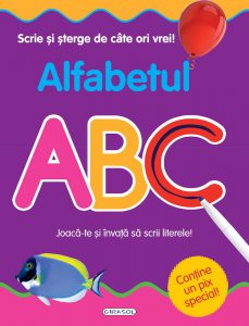 Scrie si sterge de cate ori vrei! Alfabetul