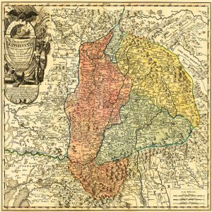 Harta Transilvania 1730