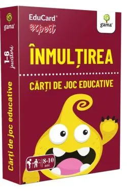 Înmulțirea. Cărți de joc educative (8  ani)