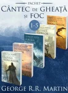 Pachet Seria Cantec de gheata si foc 1-5 (ed. 2017) de GEORGE R.R. MARTIN