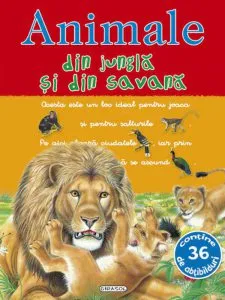 Picto-abtibilduri - Animale din jungla si din savana