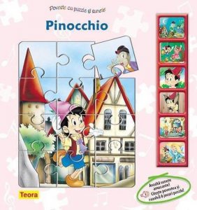 Poveste cu puzzle si sunete - Pinochio