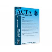 Acta Universitatis Lucian Blaga 1/2019