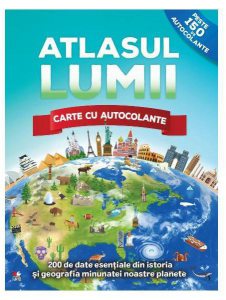 Atlasul lumii. Carte de autocolante