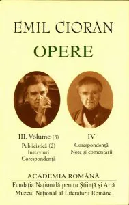 Emil Cioran. Opere (Vol. III IV)