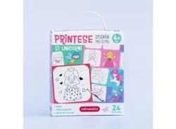 Printese si unicorni - Desenam pas cu pas de Anonim