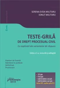 Teste-grila de drept procesual civil de Ionut Militaru