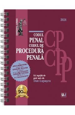 Codul penal si Codul de procedura penala Ianuarie 2024 Ed. Spiralata