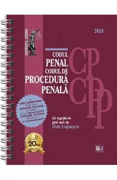Codul penal si Codul de procedura penala Ianuarie 2024 Ed. Spiralata