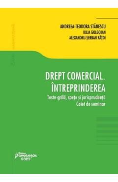 Drept comercial. Intreprinderea. Teste-grila, spete si jurisprudenta