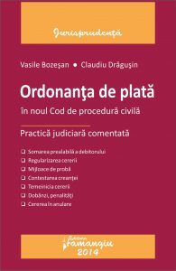 Ordonanta de plata in noul cod de procedura civila