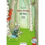 Ritter Winzig Kinderbuch Deutsch-Englisch mit mehrsprachiger Audio-CD de Andreas Voellinger