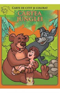 Cartea junglei. Carte de citit si colorat