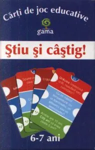 Carti de joc educative-Stiu si castig