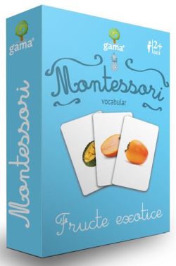 Fructe exotice. Cărţi de joc Montessori