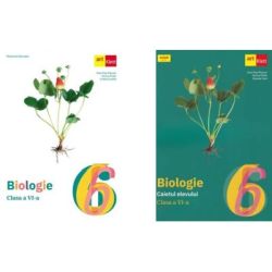 Pachet Biologie. Manualul si caietul elevului clasa a 6-a