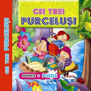 Povesti cu Puzzle - Cei trei purcelusi
