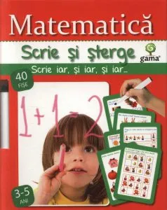 Scrie si sterge-Matematica 3-5 ani