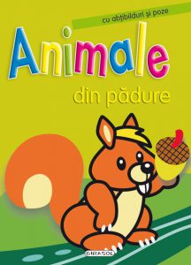 Animale din padure cu abtibilduri si poze
