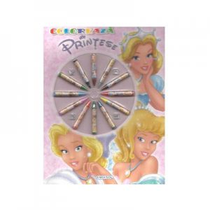 Coloreaza Printese cu creioane