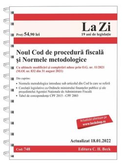 Noul Cod de procedură fiscală și Normele metodologice de aplicare