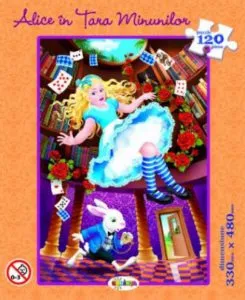 Puzzle - Alice in tara minunilor (120 piese)