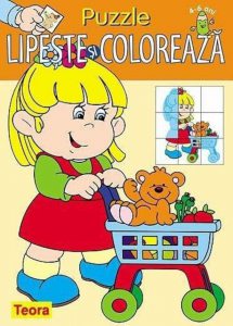Puzzle - Lipeste si coloreaza 3