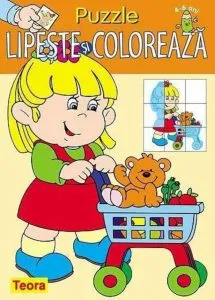 Puzzle - Lipeste si coloreaza 3