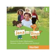 Jana und Dino 1 Medienpaket 2 Audio-CDs und 1 DVD zum Kursbuch