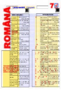 Pliant Romana clasa a VII-a - Ortografia
