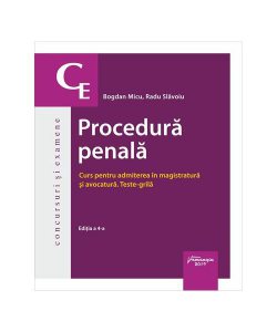 Procedură penală. Curs pentru admiterea în magistratură și avocatură. Teste grilă