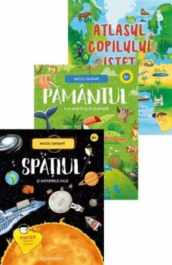 Spatiul si Pamantul   Atlasul copilului istet de Julia Adams